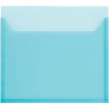 Martha Stewart Home Office Large Adhesive Wall Pocket 12 X 10.25 Poly Blue 24502