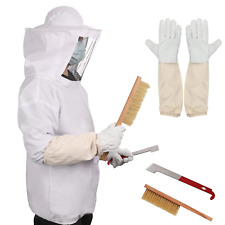Bee Suit Bee Jacket For Men Women Beekeeping Suit With Bee Hat And Veil Gloves