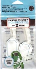 Martha Stewart Home Office Avery Elastinote Id Tags Durable White Blue Border 8