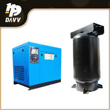 10hp 3ph 39cfm 150psi Rotary Screw Air Compressor Industrial With 60 Gallon Tank