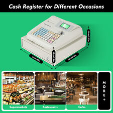 Cash Register Drawer Box 8 Digital Led Display Usb Retail Restaurant Pos System