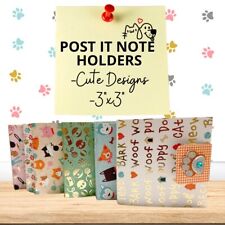 Cute Hand Crafted Post It Note Holders - Many Designs