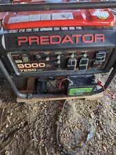 Used Gas Portable Generator Predator 9000