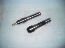 Pair Of Lyndex R-8 End Mill Holders 38 And 12 In Nice Condition