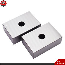 12 Hole 1-2-3 Blocks Single Matched Pair 2 Each Hardened Steel Rc 55-62 New