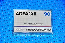 Agfa Cr-ii  Superchrom Hd 90  Blank Cassette Tape 1 Used
