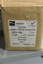 New Egs Hevi-duty Hs1f1bs 1 Kva 1 Phase Transformer 240480 To 120240 Volt