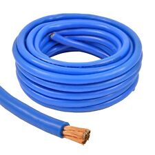 4 Gauge 25 Feet High Performance Flexible Amp Powerground Cable 4 Awg Wire Blue