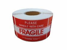 1 Roll 2 X 3 Fragile Handle With Care Stickers Labels 500 Per Roll