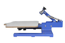 Used 1 Color Screen Printing Machine Adjustable Pallet Silk Press Printer