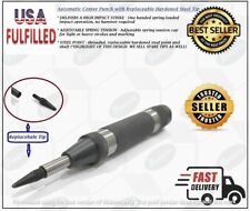 Automatic Center Punch With Replaceable Steel Tip Heavy Duty -usa Fulfilled