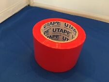 Tape Carton Sealing Packing Shipping Tape In Color Red 3x270ft Pack Of 4 Rolls