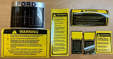 8 Speed Ford Transmission Shift Pattern Safety Decals For 2000 3000 More