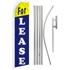 For Lease Swooper Flutter Feather Advertising Flag Kit Real Estate Apartments
