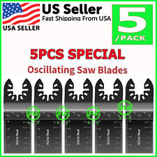 5pcs Oscillating Multi Tool Saw Blades Wood Metal Cut Cutter For Dewalt Fein