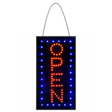 Bright Led Neon Light Vertical Open Sign Motion Animation With Onoff Switch