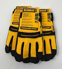 3 Pack Dewalt Dpg20 All Purpose Synthetic Leather Glove