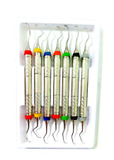 7 Pcs Premium Gracey Curettes Set Dental Hygiene Instrument Kit For Periodontal
