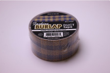 Fashion Burlap Decorative Crafting Printed Duct Tape Blue Plaid 1.88 X 10 Yards