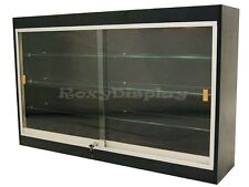 Wall Style Black Showcase Display Case Store Fixture Knocked Down Wc439b-sc
