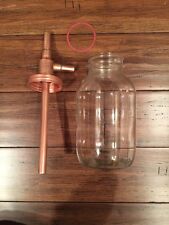 Wide-mouth Mason Jar Thumper Diy Kit 100 Copper Lid Alcohol Distiller Thumpkeg