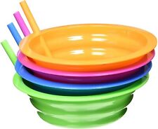 Arrow Sip-a-bowl With Built In Straw 22 Oz Pack Of 4