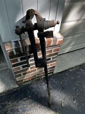 Vintage Blacksmith Post Leg Vise Large Heavy Duty Vise Jaws Anvil Tool