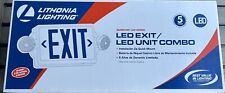 Lithonia Lighting Lhqm Led R M6 Quantum White Led Exit And Emergency Light Combo