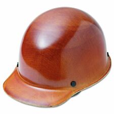 Msa 475395 Tan Skullgard Cap Construction Iron Work Hard Hat Ratchet Suspension