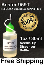 30ml1oz Needle Tip Kester 959t No Clean Liquid Flux Reflow Rework Soldering