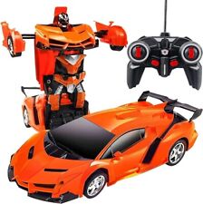 Rc Car Robot For Kids Transformation Car Toy Remote Control Deformation Vehicle