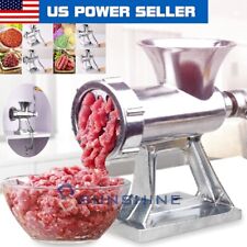 Heavy Duty Meat Grinder Mincer Stuffer Manual Sausage Filler Sauce Maker Machine