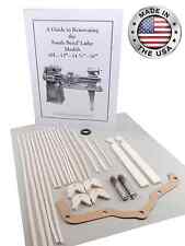 New South Bend Lathe 14-12 - Rebuild Manual And Parts Kit All Versions