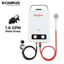 Camplux Tankless Gas Water Heater 6l 12l Pump Portable Instant Shower Camping