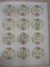 Vintage French Perfume Soap Labels For Jewelry Or Bottles Boxes 12