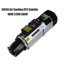 9kw Iso30 Cnc Air Cooled Atc Spindle Motor Auto Tool Change 24000rpm Replace Hsd
