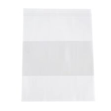 1000 Clear Plastic Reclosable Bags Self Seal Zip Lock Choose Type Mil Size