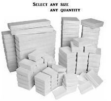 White Swirl Cotton Filled Gift Boxes Jewelry Cardboard Box Lots Of 2050100