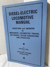 1973 Diesel Electric Locomotive Manual Train Railroad Railway Fuel Steam Generat