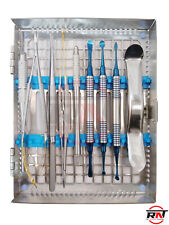 Dental Micro Oral Surgery Periodontal Kit With Sterilizing Cassette Instruments