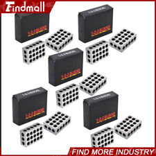 5 Matched Pairs Ultra Precision 1-2-3 Blocks 23 Holes .0001 Machinist 123 New