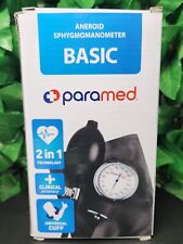 Manual Blood Pressure Cuff By Paramed - Professional Aneroid Sphygmomanometer