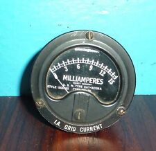 Westinghouse Nx-33 Dc Milliamperes Panel Meter 0-15ma 2.5in Free Shipping