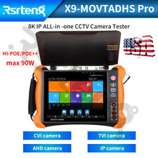Rsrteng Cctv Camera Tester 8k 32mp Ip Tvicviahdsdi Wifi Poe X9-movtadhs Pro
