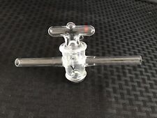 Ace Glass 6mm Bore 3-way T-bore Stopcock With 12mm Od Sidearms 7-14 L 8145-12