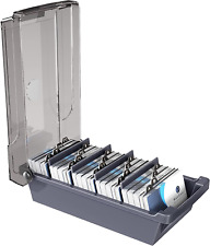Business Card Holder Box File Storage Index Organizer Rolodex For500 Cards Sze 4