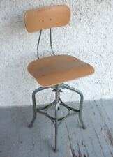 Vintage Toledo Swivel Drafting Chair. Metal Industrial Design Architect