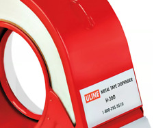 Uline Metal Tape Dispenser 2 Red H-380 Unused Free Shipping