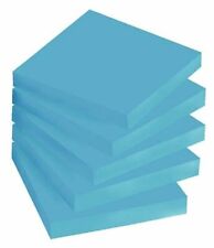 100 Sheets Post-it Notes 75mm Sticky Pop Up Cute Tabs Square Pad Pastel Blue New