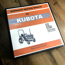 Kubota B1550hst B1750hst B2150hst Tractor Service Repair Manual Shop Book 558pgs